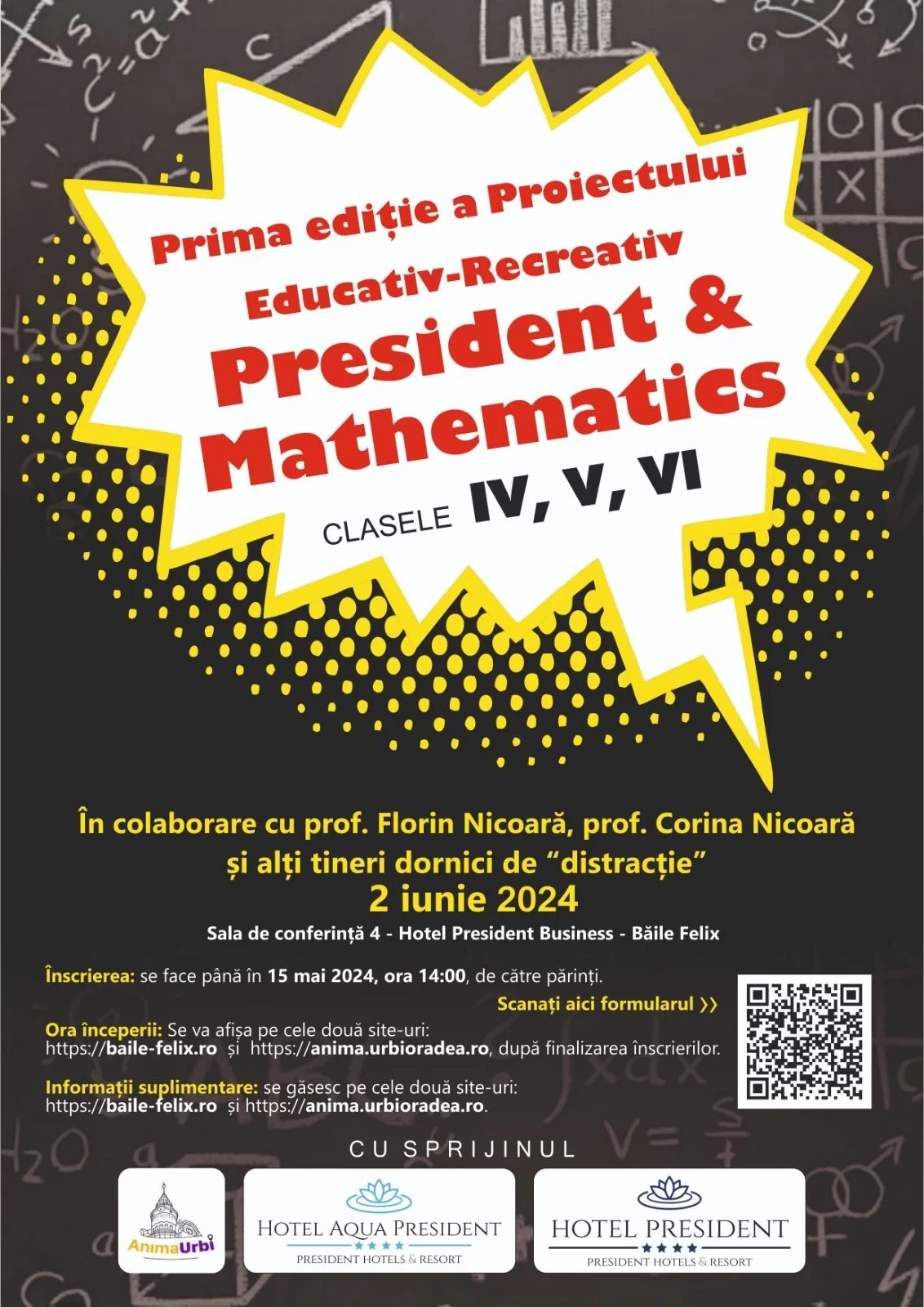 President & Mathematics, ediția I
